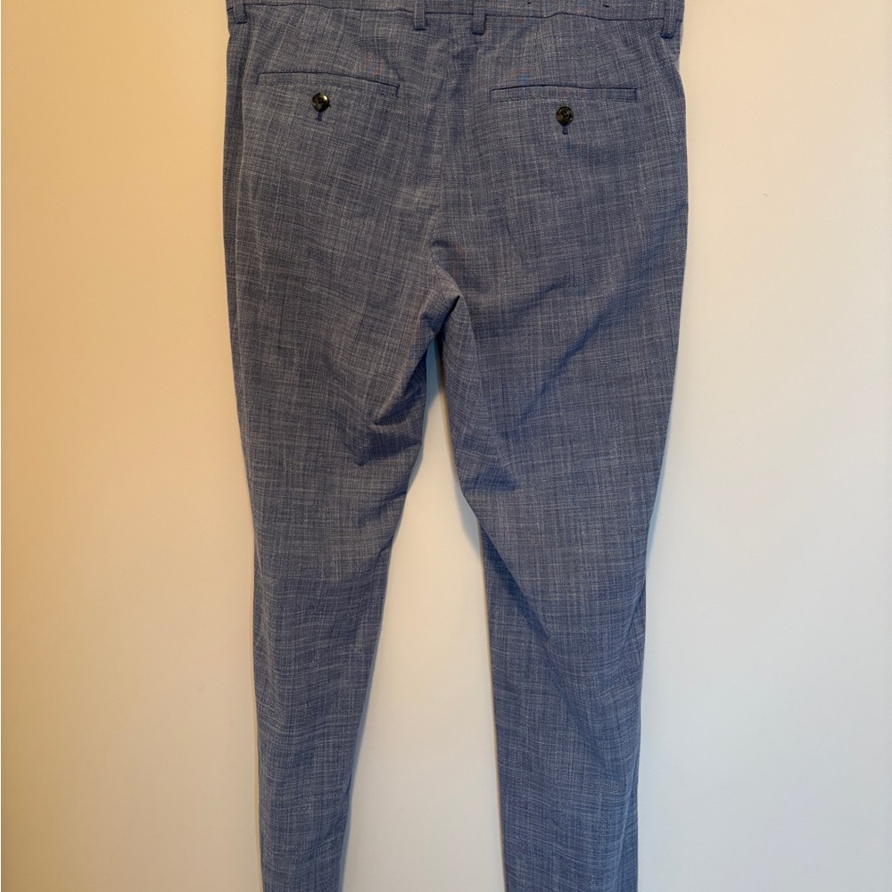 RW@CO Men's Blue Dress Pant 32X32 Casual Tailored Fit Office Viscose - Picture 7 of 11